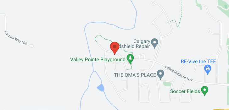 map of 279 Valley Pointe Way NW